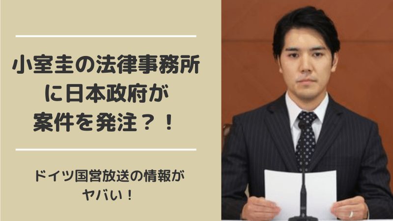 小室圭の法律事務所に日本政府が案件を発注 ドイツ国営放送の情報がヤバい Yotaブログ